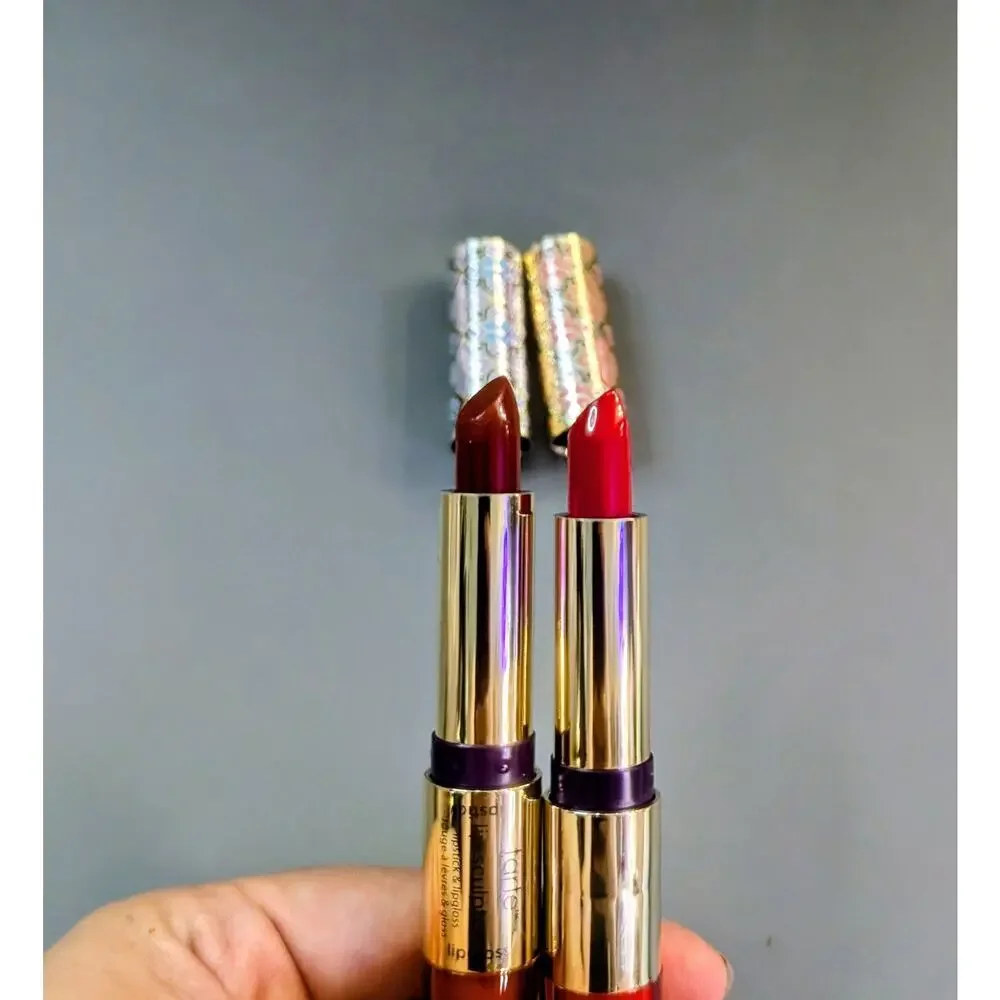 Tarte Lip Sculptor Lipstick/Lip Gloss Duo Bundle of 2 in shades of red